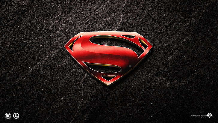 Супермен логотип, кино, стена, логотип, кино, Супермен, герой, фильм, Человек из стали, ююша, официальные обои, S, HD обои