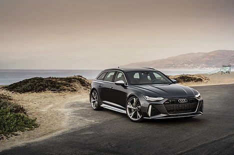 Audi, Audi RS6 Avant, automóvil, automóvil de lujo, automóvil plateado, vehículo, Fondo de pantalla HD HD wallpaper