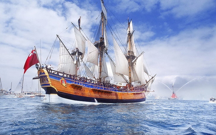 Kendaraan, Kapal Berlayar, Wallpaper HD