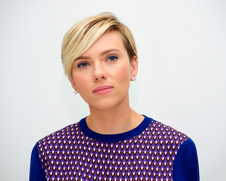 Scarlett Johansson, press conference, The Avengers:Age Of Ultron, HD wallpaper