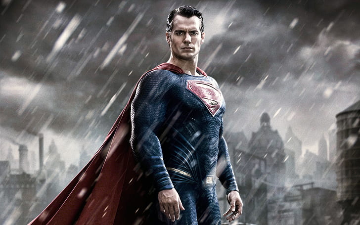 Superman in Batman v Superman Dawn of Justice, batman, fajar, keadilan, superman, Wallpaper HD