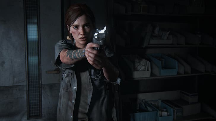 The Last of Us 2, Элли (последние из нас), Джоэл, PlayStation, PlayStation 5, персонажи видеоигр, HD обои