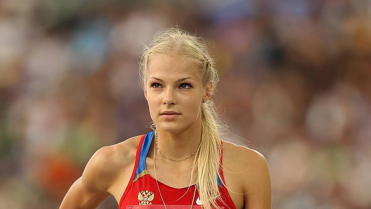 Darya Klishina, kvinnor, blondin, idrottare, sport, HD tapet