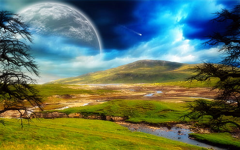 Surrounding Calm HD, mother nature photo, fantasy, dreamy, calm, surrounding, HD wallpaper HD wallpaper