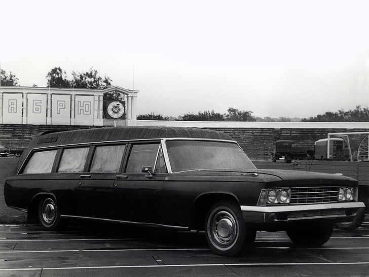 114a, 1975, ambulanza, emergenza, carro funebre, stationwagon, zil, Sfondo HD