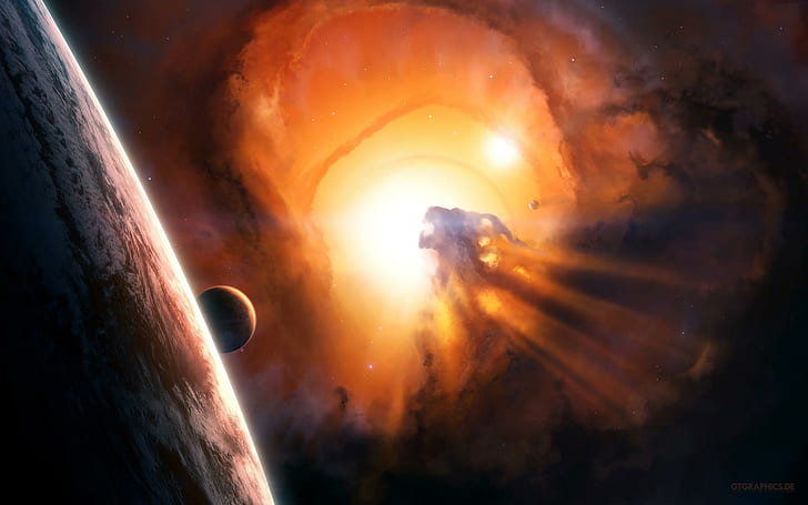 Weltraum Schwarzes Loch, Schwarz, Weltraum, Loch, HD-Hintergrundbild