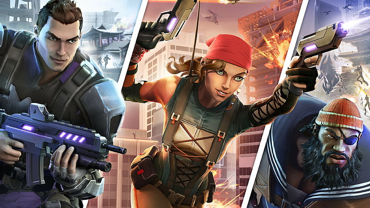 two men and woman digital wallpaper, Agents of Mayhem, Saints Row, best games, PC, PS 4, Xbox One, HD wallpaper