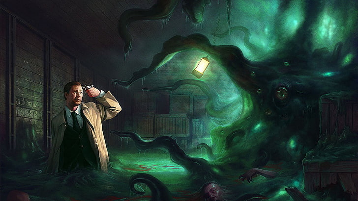 Fantasia, Cthulhu, H.P.Lovecraft, HD papel de parede