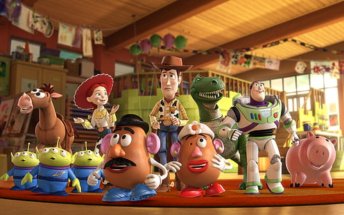 мультики Pixar Disney Company фильмы анимационная игрушка история Базз Лайтер Вуди 3672x2296 Развлекательные фильмы HD Арт, Мультфильмы, Pixar, HD обои HD wallpaper