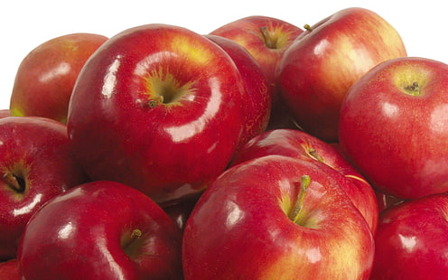 red apple fruits, fruit, ripe, apples, HD wallpaper HD wallpaper