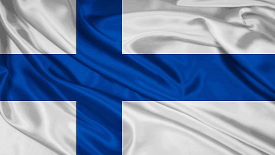 Finlands flagga, Finland, flagga, HD tapet HD wallpaper