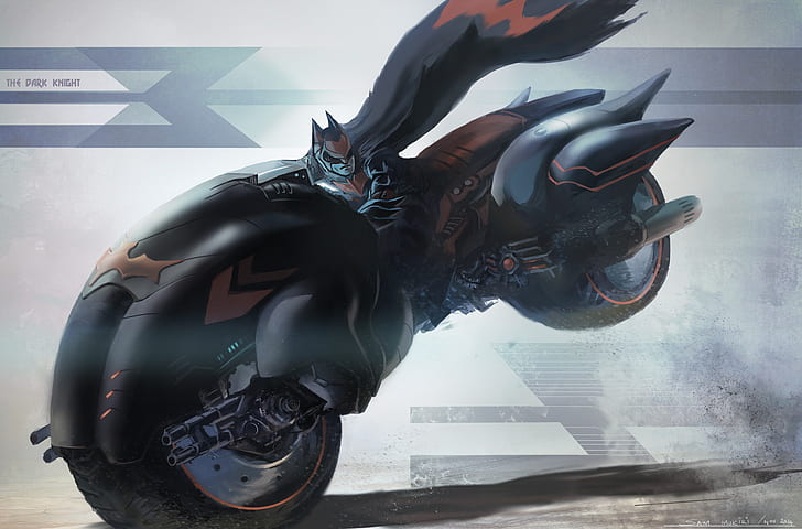 Batman Speed Bike HD wallpapers free download | Wallpaperbetter