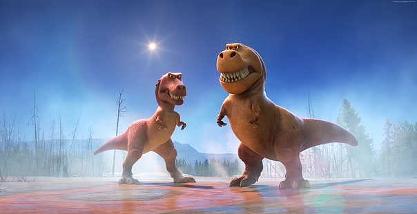 Der gute Dinosaurier, Dinosaurier, Tyrannosaurus, Pixar, HD-Hintergrundbild HD wallpaper