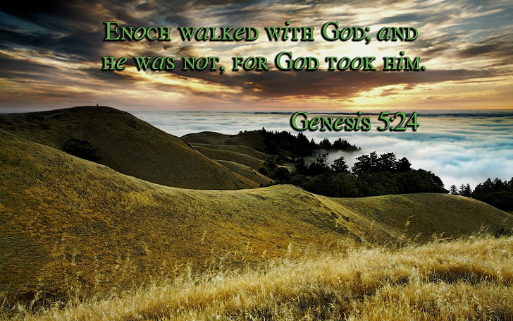 Enoch Walked With God!, enoch, mountains, bible, scriptures, bible verses,  HD wallpaper | Wallpaperbetter