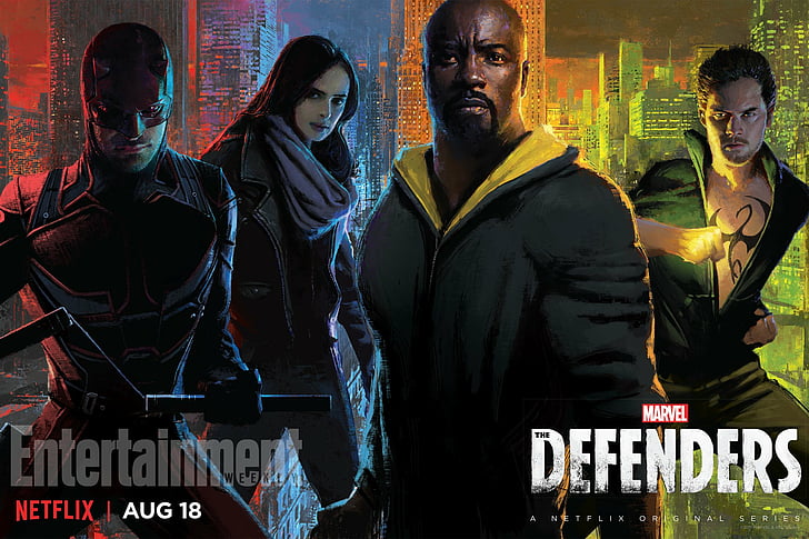 TV Show, The Defenders, Daredevil, Defenders (Marvel Comics), Iron Fist, Jessica Jones, Luke Cage, The Defenders (TV Show), Tapety HD