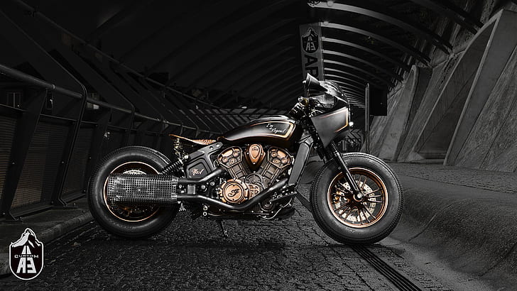 Custom, Motorbike, Bobber, HD wallpaper