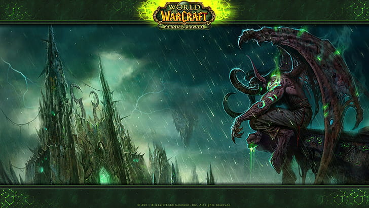 World of Warcraft, World of Warcraft: Yanan Haçlı Seferi, Illidan Stormrage, video oyunları, HD masaüstü duvar kağıdı