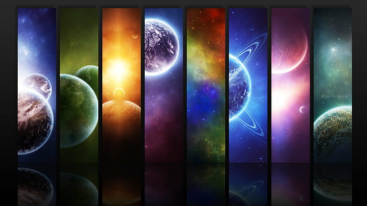 galaxy, planet, planets, space, star, stars, univers, HD wallpaper