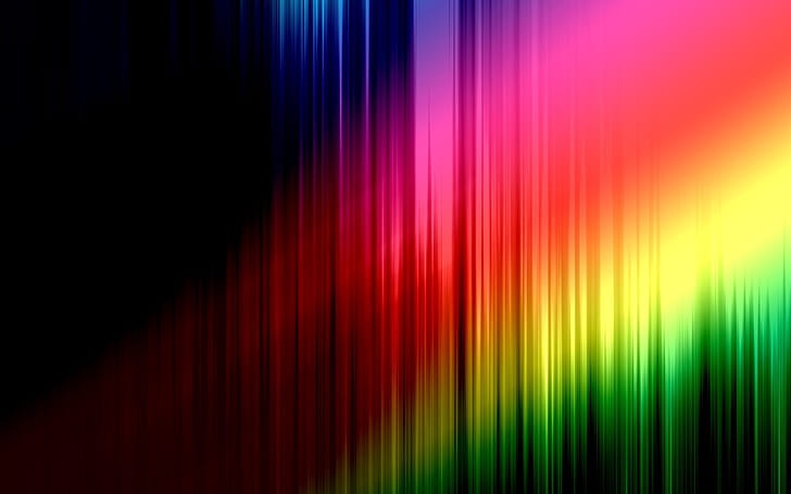 lines, vertical, stripes, rainbow, HD wallpaper