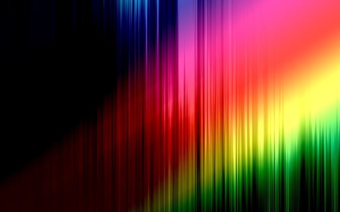 linhas, verticais, listras, arco-íris, HD papel de parede HD wallpaper