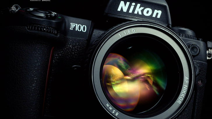 Nikon F100 HD, Nikon DSLR-Kamera, F100, Film, Nikkor Af 58mm, Nikon, Prime, SLR, HD-Hintergrundbild