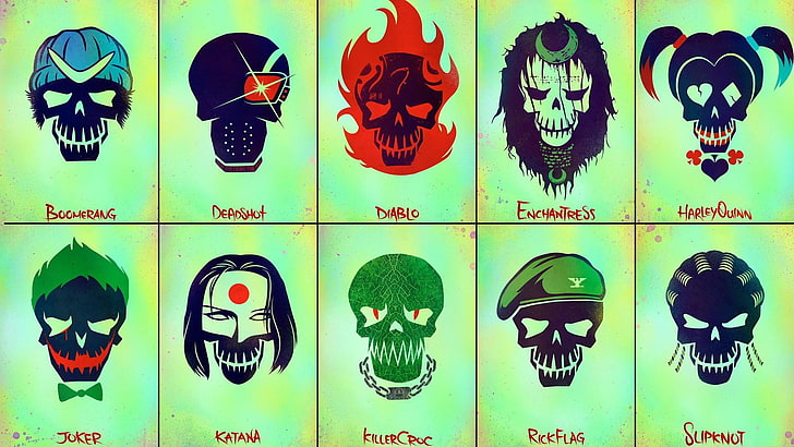 Suicide Squad vector art, Suicide Squad, DC Comics, HD wallpaper
