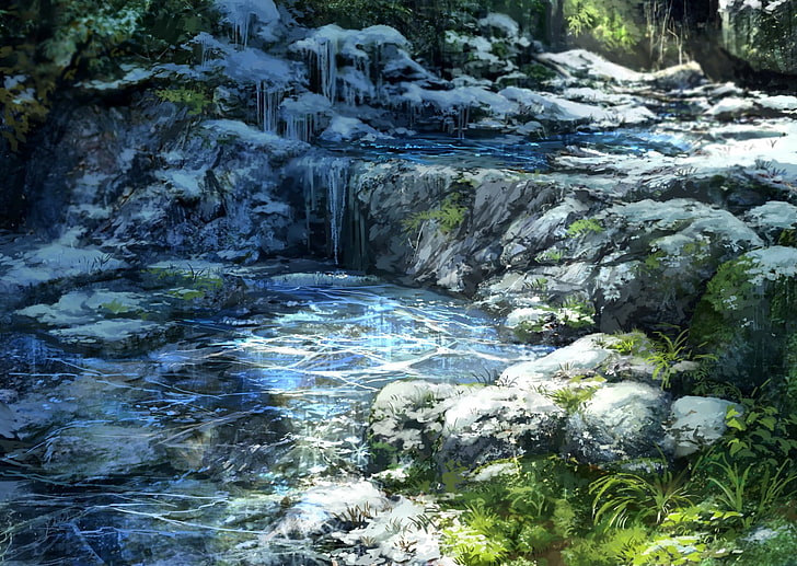 water, landscape, HD wallpaper
