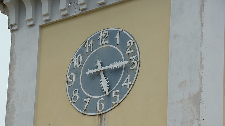 часы, здание, фотография, HD обои
