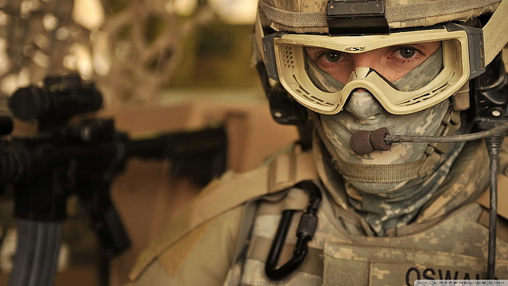 hombre en uniforme, guerra, soldado, Fondo de pantalla HD