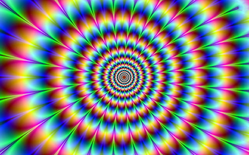 ilusión del arco iris, patrón, ilusión óptica, Fondo de pantalla HD HD wallpaper