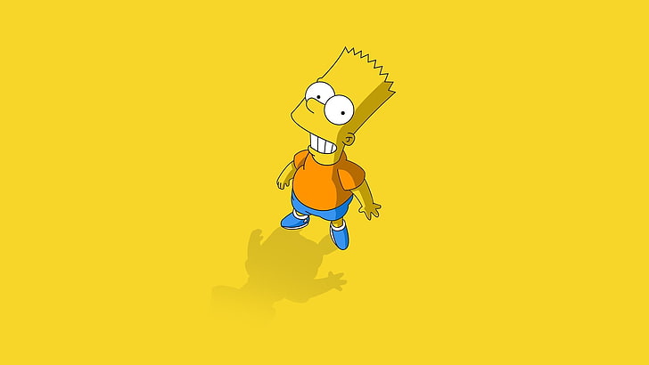 Bart Simpson vektorkonst, tecknad film, simpsons, simpsons, Bart, HD tapet