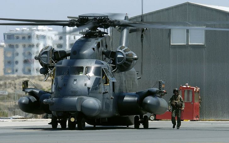 군용 헬리콥터, Sikorsky MH-53, HD 배경 화면