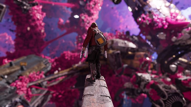 Guardians of the Galaxy, Guardians of the Galaxy (Game), Star-Lord, Peter Quill, Playstation 5, Eidos Interactive, Square Enix, HD wallpaper