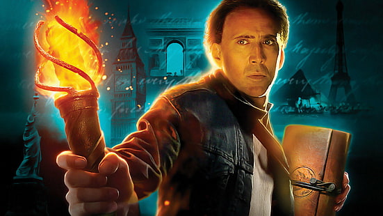 Film, Trésor national: Le livre des secrets, Nicolas Cage, Fond d'écran HD HD wallpaper