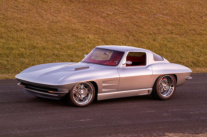 (c2), 1964, cars, chevy, corvette, custom, HD wallpaper