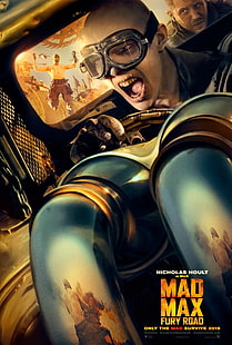 Poster film Mad Max Fury Road, Mad Max: Fury Road, Tom Hardy, film, Mad Max, Wallpaper HD HD wallpaper