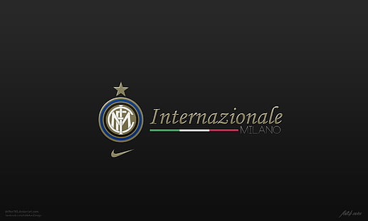 Fußball, Inter Mailand, Emblem, Logo, Nike, HD-Hintergrundbild HD wallpaper