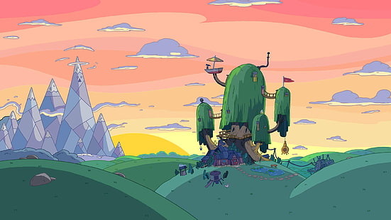 Finn the Human, jake el perro, hora de aventura, Adventure Time, Fondo de pantalla HD HD wallpaper