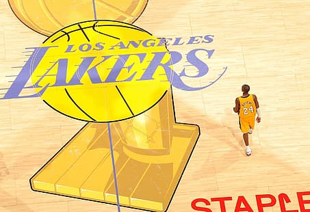  Kobe Bryant, NBA, Los Angeles Lakers, basketball, HD wallpaper HD wallpaper