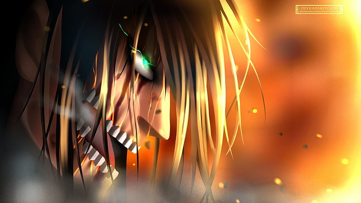 Anime, Attack On Titan, Eren Yeager, Titan, Wallpaper HD