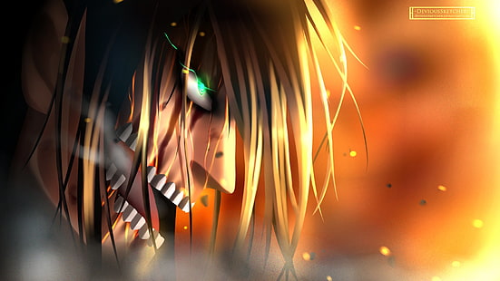 Anime, Attack On Titan, Eren Yeager, Titan, HD wallpaper HD wallpaper