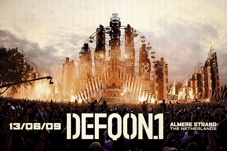 موسيقى ، حفلة موسيقية ، مهرجان Defqon.1 ، Q-Dance، خلفية HD