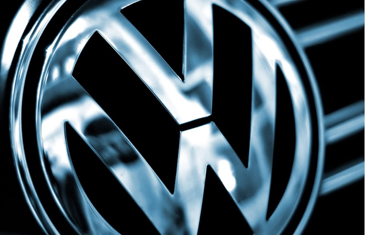 Volkswagen-logotyp, Volkswagen, logotyp, HD tapet