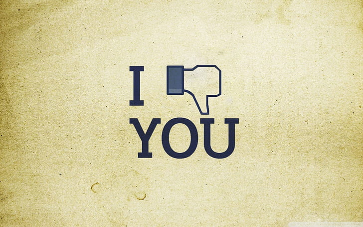 Facebook Dislike HD, love/hate, facebook, dislike, HD wallpaper