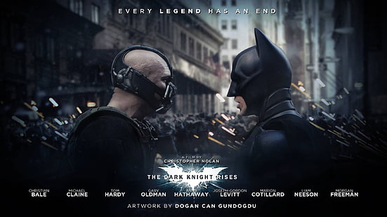Dark Knight-affischen, filmer, Bane, Batman, The Dark Knight Rises, HD tapet HD wallpaper
