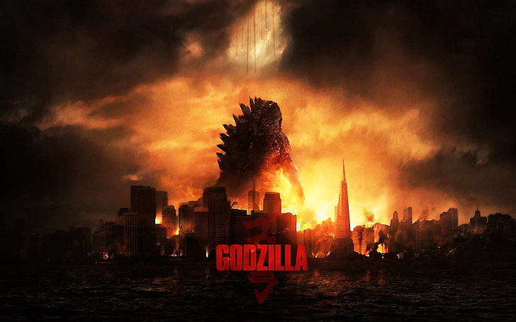 Godzilla, Gareth edwards, 2014, Science fiction, Tapety HD