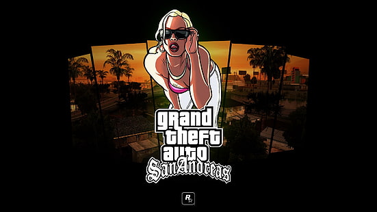 Grand Theft Auto San Andreas, Rockstar Games, videojuegos, PlayStation 2, Fondo de pantalla HD HD wallpaper