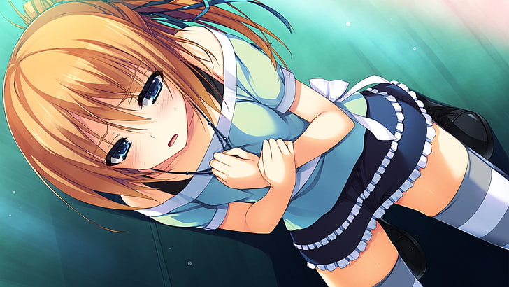 Anime Girls, Reminiscence, Bildroman, Strümpfe, Rock, Kizuna (Reminiscence), Anime, Game CG, HD-Hintergrundbild