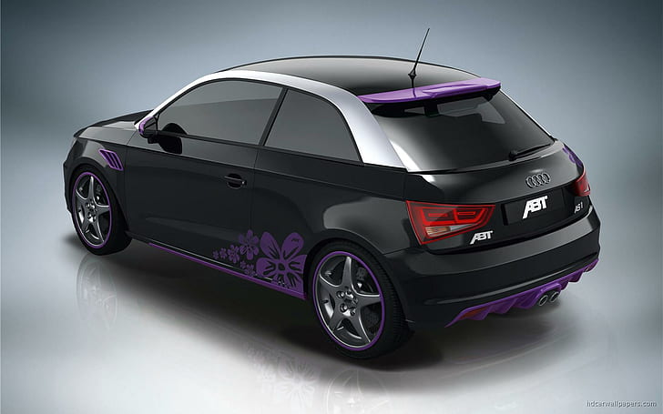 2011 ABT Audi A1 2, preto 3 portas hatchback, 2011, audi, carros, HD papel de parede