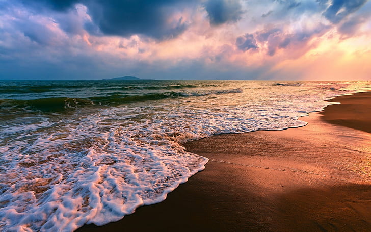 Плаж Океан HD, природа, океан, плаж, HD тапет